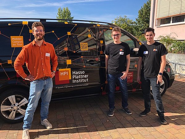 Ankunft der HPI-Studierenden 
