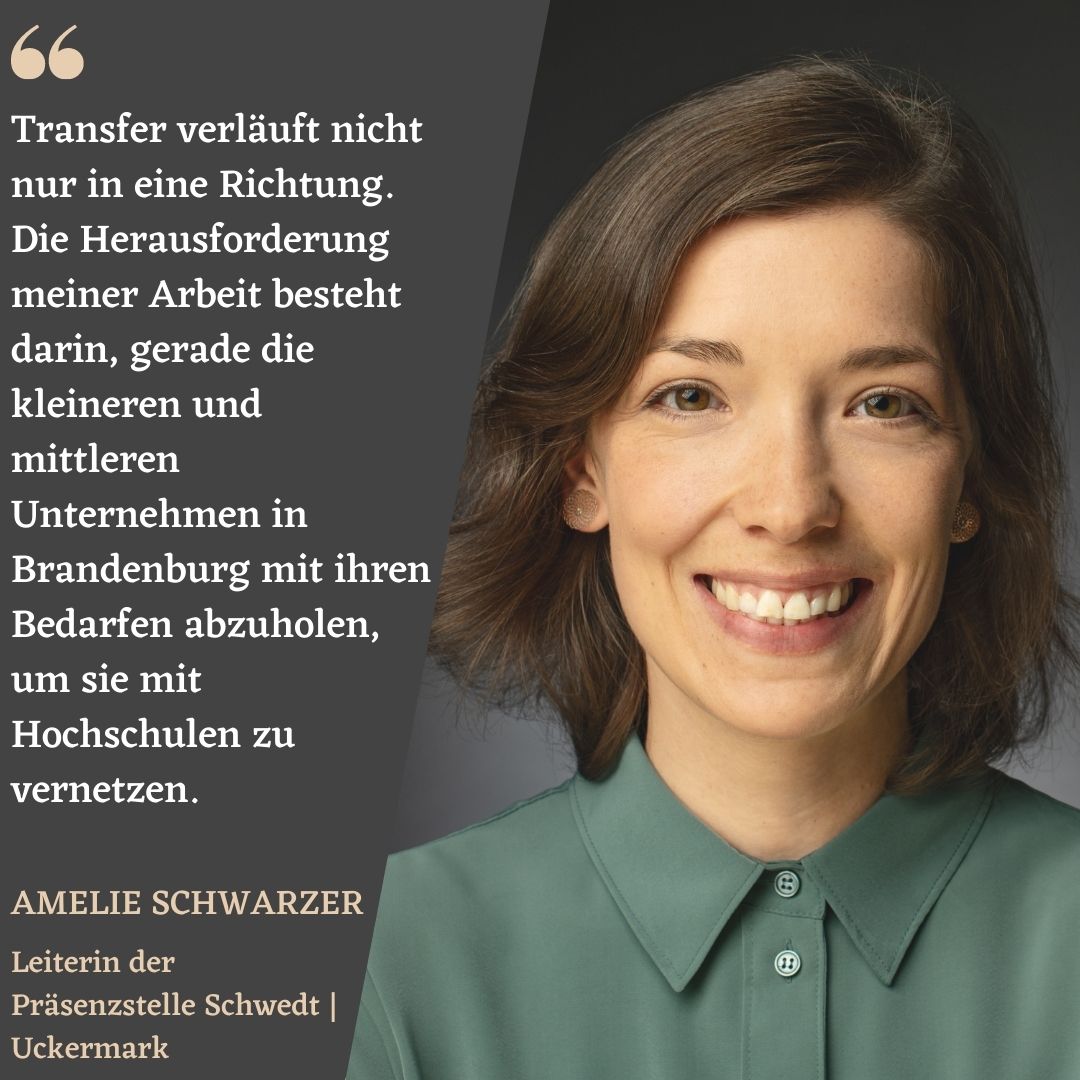 Amelie Schwarzer mit Zitat